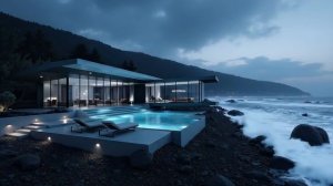 Deep Work Music ~ Focus Music for Coding and Studying in a Calm Coastal Modern House Oasis