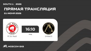AFL26. South 1. Day 8. FC St. Pauli - United-3
