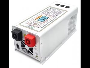 Инвертор 24V- 220V   5000W ( пиковая 15000W) низкочастотный чистый синус, белый. Видео проверка