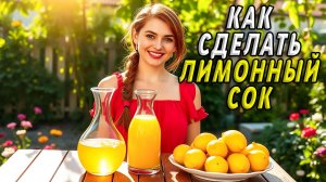 Как сделать лимонный сок