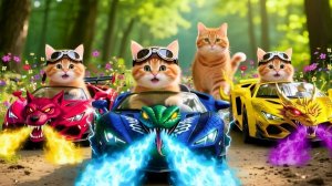 🐾 Мама-кошка подстригает шерсть на ферме и делает тигровую шапку для котят дома🐾🎩🐯