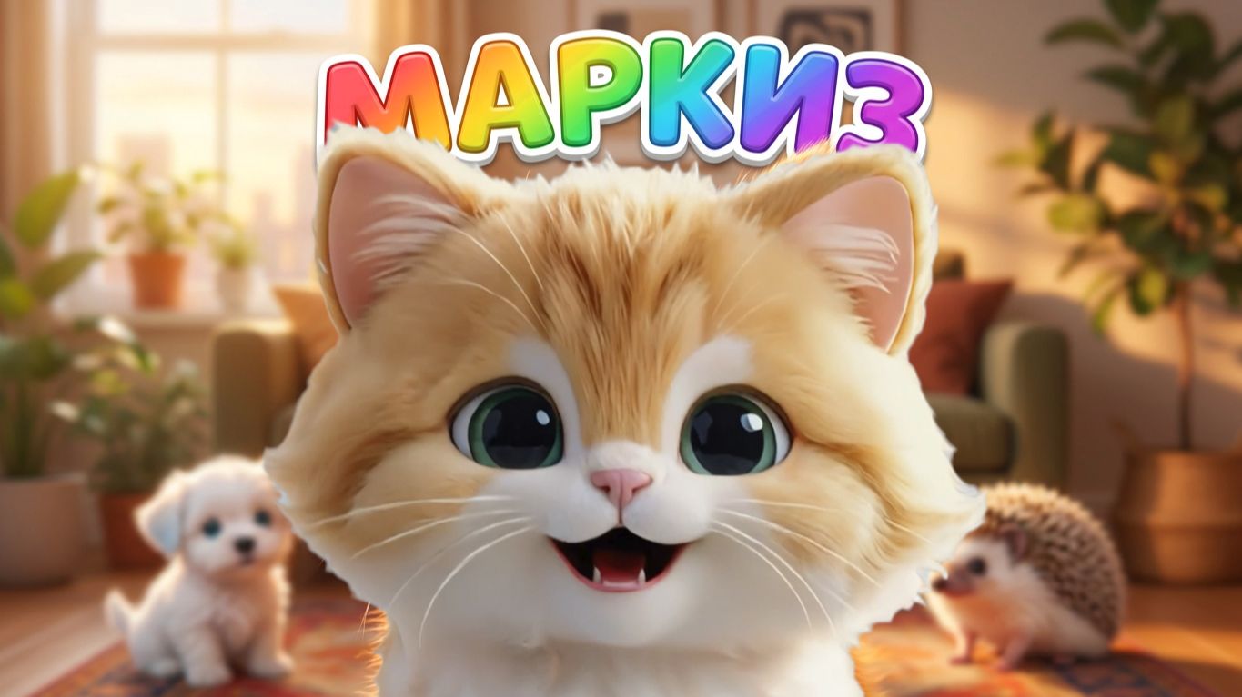 Привет! Я Маркиз! Познакомься с моими друзьями 🐶🦔 смотреть онлайн