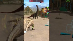 Сражаюсь с боссом Парилититан, « Я играю в Jurassic world Alive «