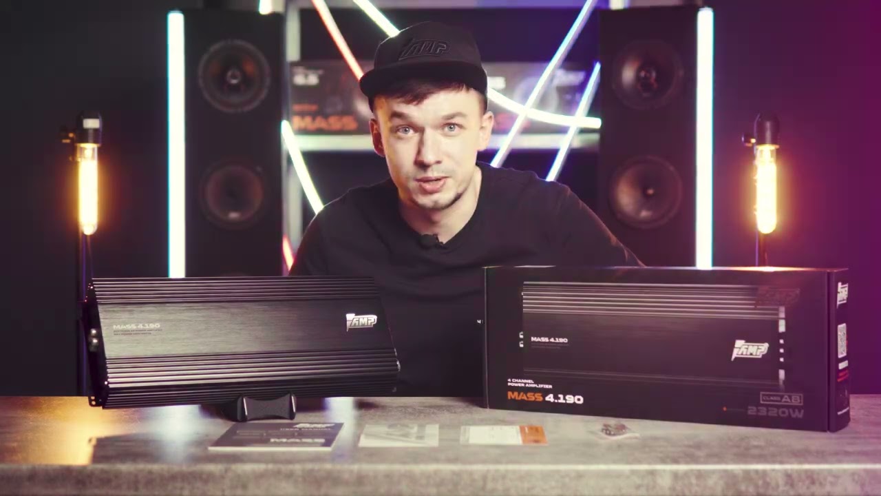 Обзор усилителя AMP Mass 4.190 смотреть онлайн