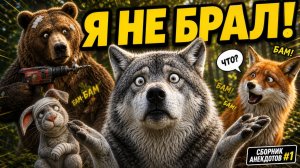 Сборник лучших анекдотов #1 | Смешные истории с лесными | ИИ-визуализация