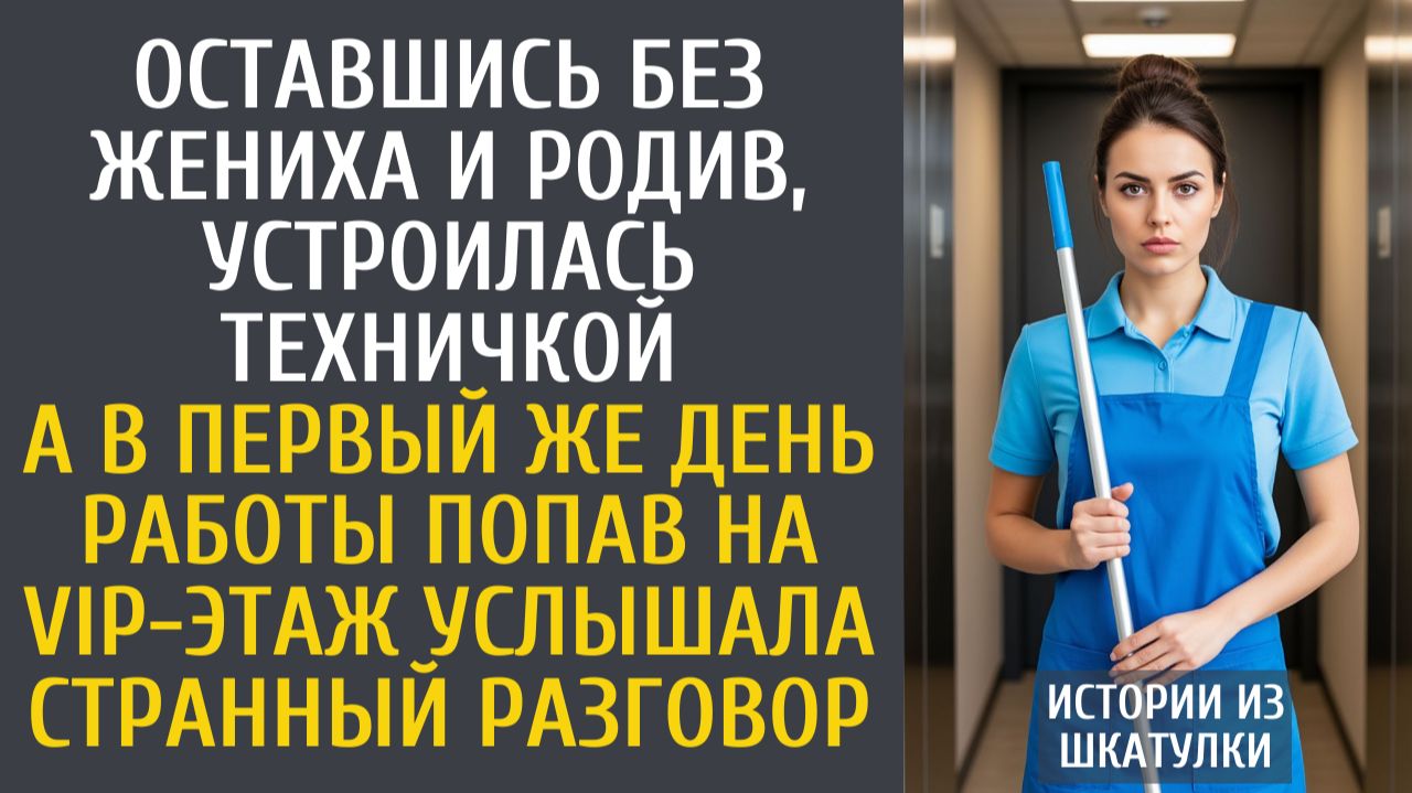 Истории из жизни Оставшись без жениха и родив, устроилась техничкой… А в первый же день работы попав