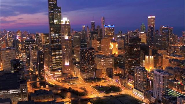 Chicago, USA 8K Video Ultra HD 120 FPS (3rd Largest City of USA)