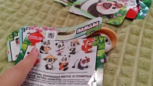 Распаковка панды 🐼🐼🐼 игрушки 3 д коллекционные