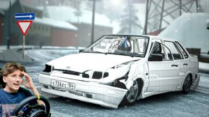 ШКОЛЬНИКУ ПОДАРИЛИ ВАЗ 2115 после ДПС... ｜ РП ПЕРЕКУП В БИМКЕ ｜ BeamNG.drive