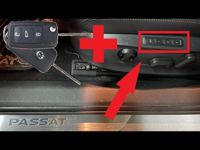 Память сидения и вызов памяти сидения ключом VW Passat NMS (b7 USA) смотреть онлайн