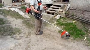 Первый запуск и работа мотокосы SOLO