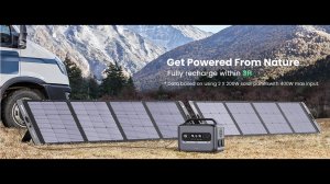 Распаковка и подключение зарядной станции UGREEN GS1200 (модель 15054) и солнечных панелей Choetech
