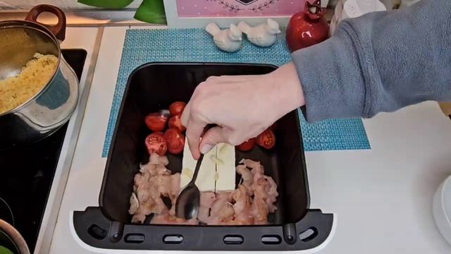 🔥тестирую рецепт для аэрогриля из интернета! паста с курицей, фетой и зеленью👌 смотреть онлайн