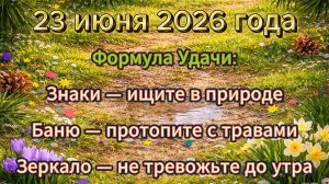 Народные приметы на 23 июня 2026 года