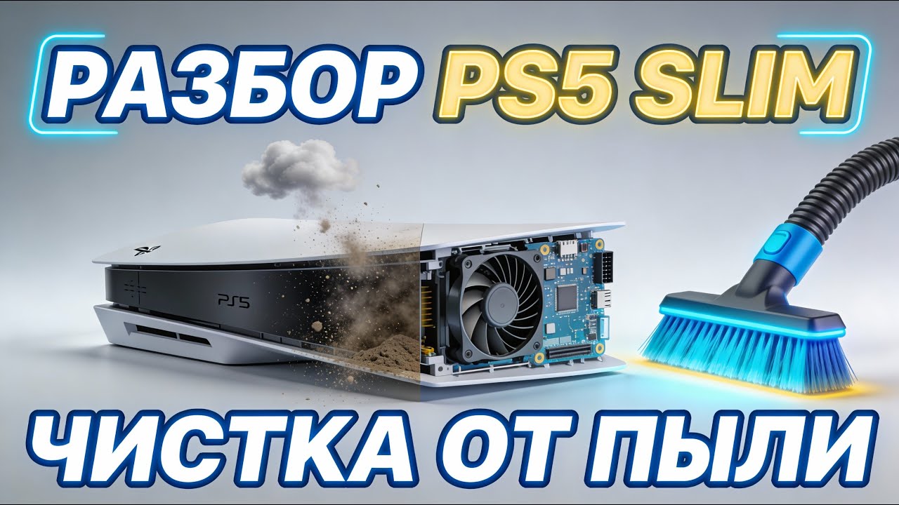 🔴 Разбор и Чистка PS5 Slim