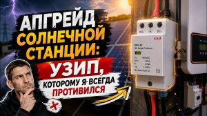 ПОПОЛНЕНИЕ В СОЛНЕЧНОЙ СТАНЦИИ: УЗИП. ПОЧЕМУ Я ПРИНЯЛ ТАКОЕ РЕШЕНИЕ. СКОЛЬКО СЭКОНОМИЛ