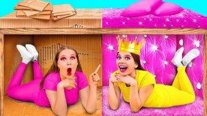 Секретный Домик Под Кроватью # Богатая vs Бедная Смешные Челленджи от Fun Challenge