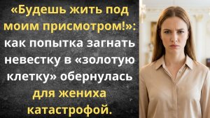 Смотрины у высокомерной свекрови | Истории из жизни