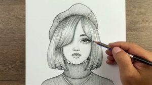 Как легко нарисовать красивую девушку — пошаговое простое рисование девушки простым карандашом