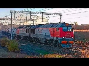 2ТЭ25КМ-0125 «Пересвет» с Наливным поездом