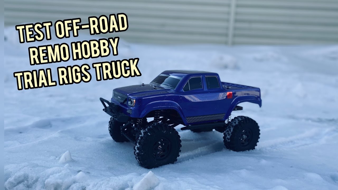RC test off-road Remo Hobby Trial Rigs Truck 4WD RTR | RH10275 | бюджетки RC смотреть онлайн