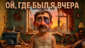 ПЛАСТИЛИНОВЫЙ МУЛЬТФИЛЬМ «Ох, где был я вчера» (ВТОРАЯ ВЕРСИЯ) ПО ПЕСНЕ В.С.ВЫСОЦКОГО!