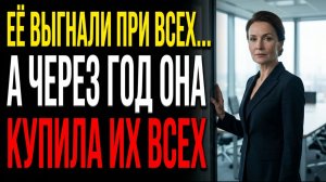 Её выгнали при всех. Через год она вошла в тот же офис совсем в другом качестве | Истории из жизни