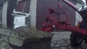 ОБЗОР ШТАТНОГО ПЛУГА к ТЯЖЕЛОМУ МОТОБЛОКУ