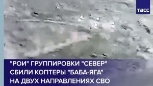 «Рои» группировки «Север» сбили коптеры «Баба-яга» на двух направлениях СВО