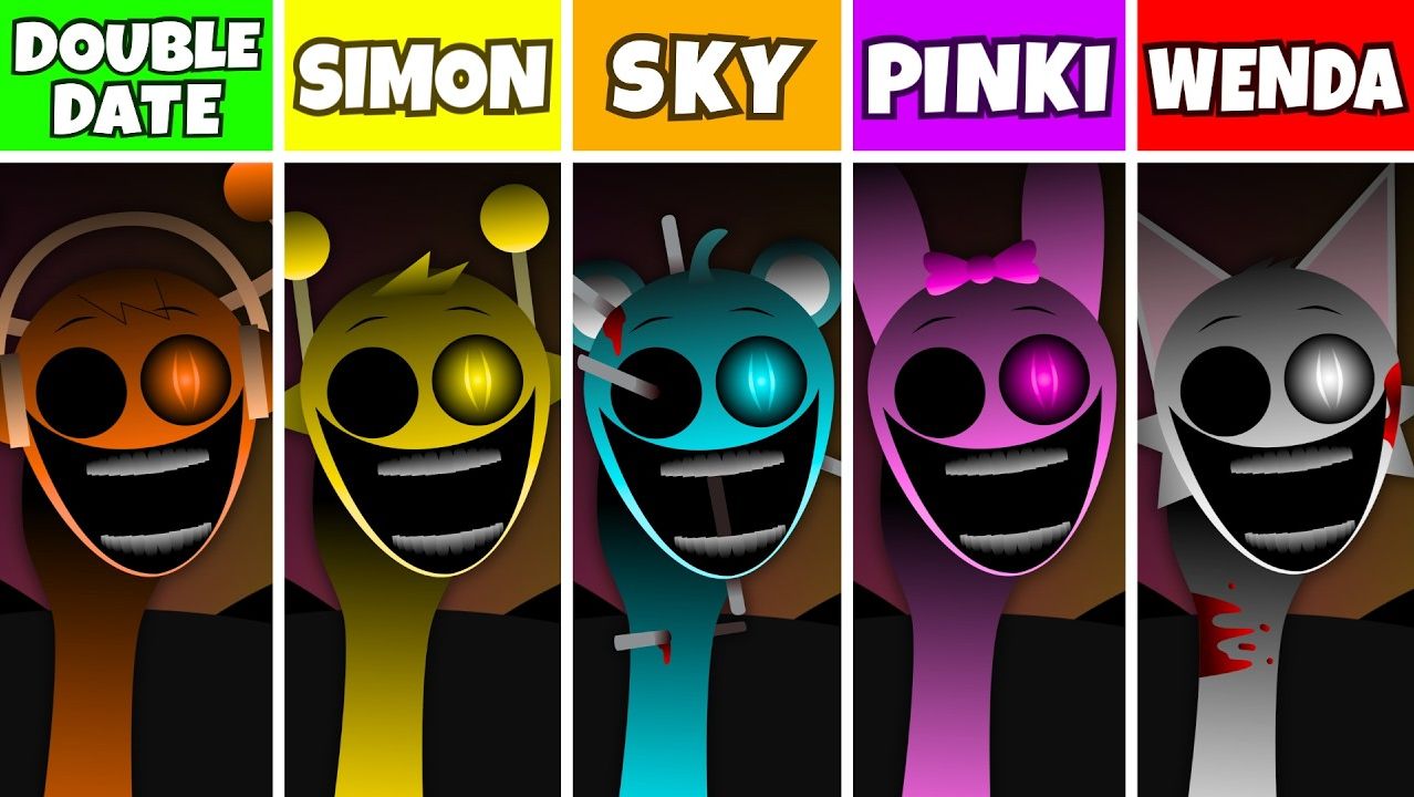 INCREDIBOX SPRUNKI: DOUBLE DATE 💘 НО SIMON 👨🎤 VS SKY 🌌 VS PINKI 💖 VS WENDA 💊! смотреть онлайн