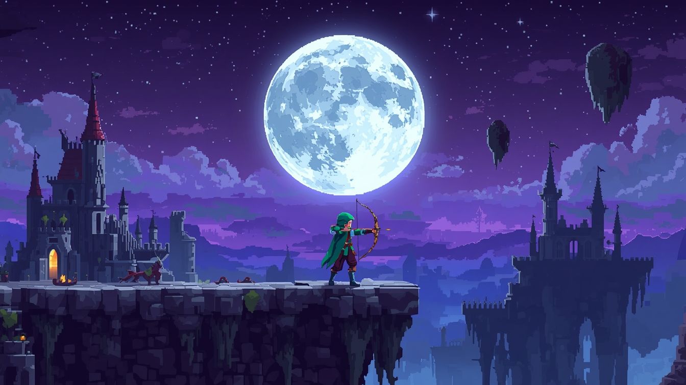 🎯 TowerFall Ascension: Секретный уровень Moonstone! | Прохождение за Зеленого Лучника