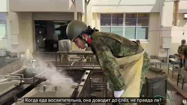 Готовим для 400 солдат Японская армия делает это на удивление легко