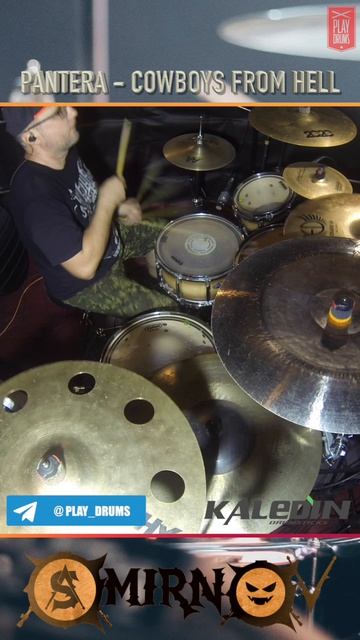 Pantera - Cowboys From Hell #drumbeat #drumcover
