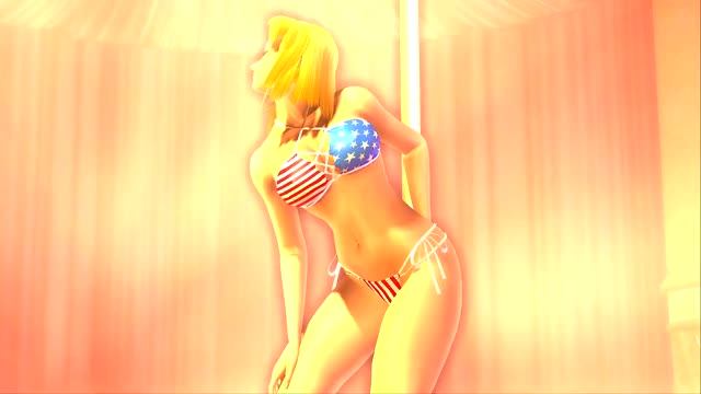 Dead or Alive Xtreme 2 - Tina Pole Dancing Showcase. Стриптиз от Тины.