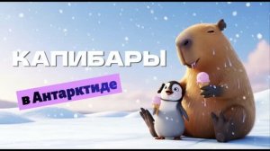 Капибары в Антарктиде ❄️ ледяное приключение мультфильм для детей