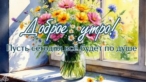 Летнее доброе утро! Шикарная музыкальная открытка.