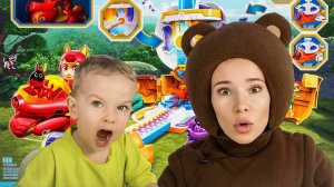 Чебурашка в беде - Дядя Фёдор и Медведь спешат на помощь