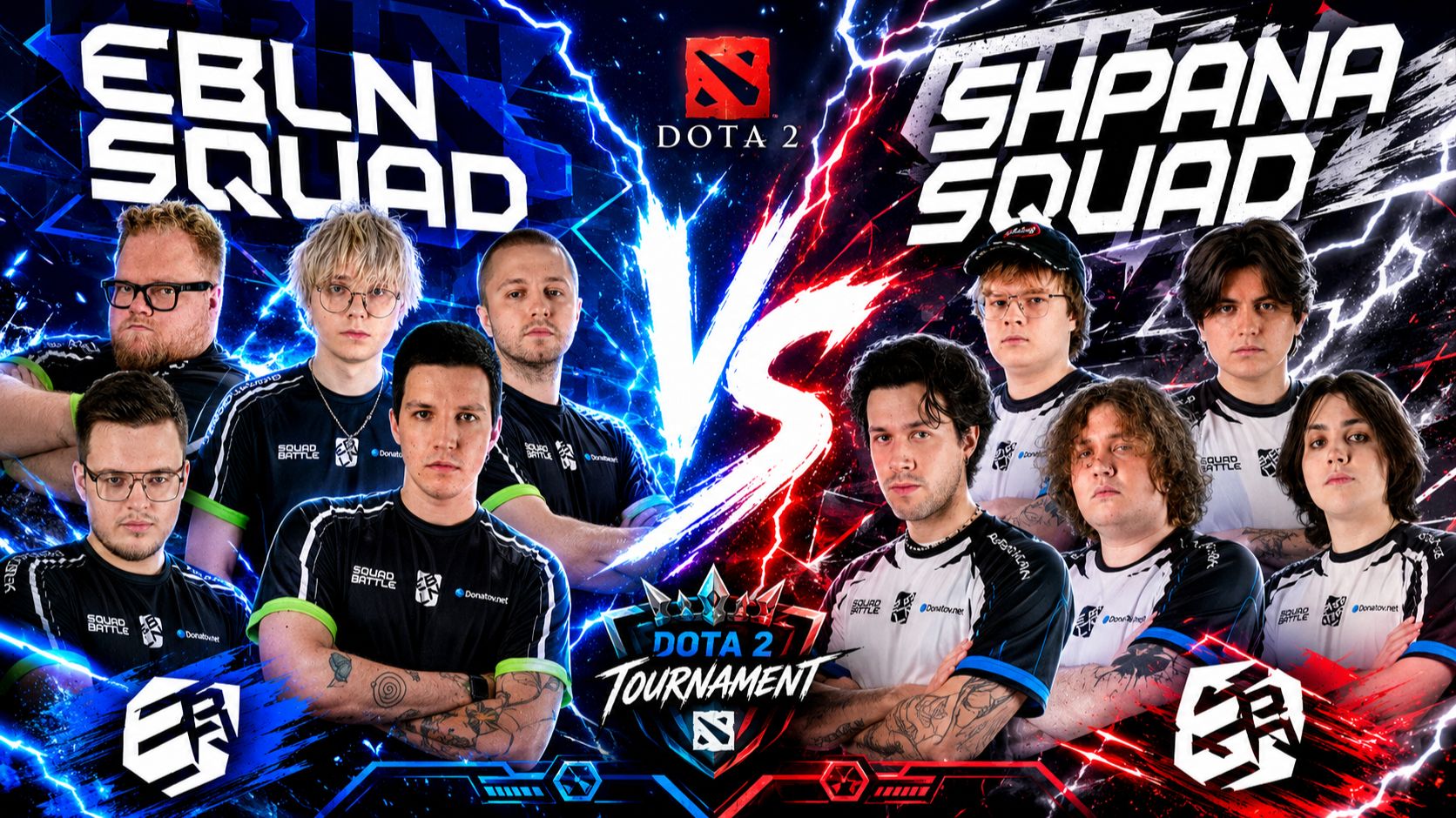 EБ#ⱯN Squad VS Шпана Squad // Турнир по Dota 2 // Squad Buttle смотреть онлайн