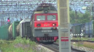 Электровоз ВЛ80р 1846 С грузовым поездом Вос  Сиб  жд