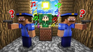 Я СПРЯТАЛСЯ В ПРОИГРЫВАТЕЛЕ ОТ ПОЛИЦИИ В МАЙНКРАФТ | Риколит Minecraft