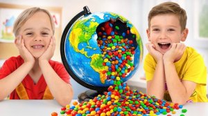 Крис и Майк - Весёлые истории со сладостями Влад и Никита #Детям #Веселье
