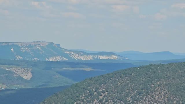 Муркум-Улле, вид на первую гряду крымских гор, западное побережье крупно - 4 (хребет, Крым)