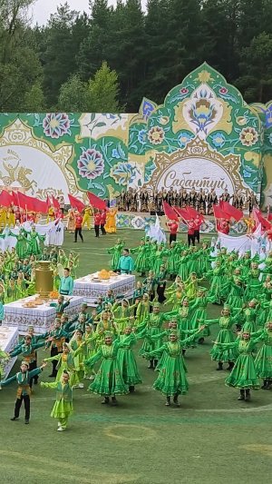 Сабантуй 2026 года в берёзовой роще в Казани. #Сабантуй #Сабантуй2026 #Казань #Татарстан #Россия