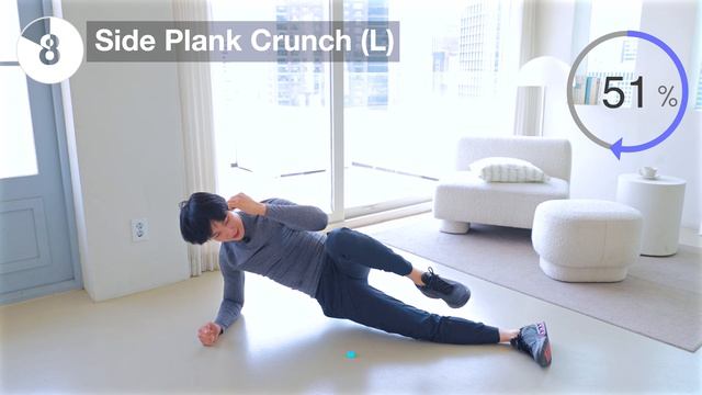 뱃살빼고 360도 복근 조각하는 복근&코어 운동 15min Abs & Core Shred
