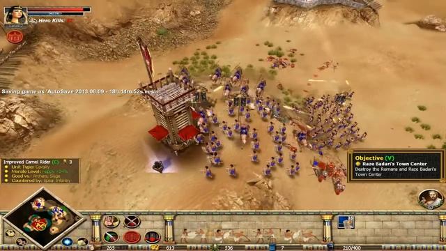 Rise And Fall Civilizations At War - Компания за Клеопатру Часть 2 Прохождение без комментариев