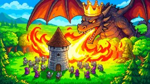 Crown Siege ♦ СОБЕРИ И УСИЛЬ СВОЮ АРМИЮ, ЧТОБЫ ЗАЩИТИТЬ БАШНЮ ОТ ДРАКОНА!