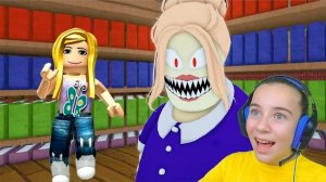 ПОБЕГ ИЗ БИБЛИОТЕКИ в ROBLOX!