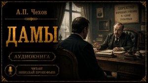 Аудиорассказ А.П. Чехова «Дамы» в исполнении Николая Прокофьева.