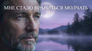 Мне стало нравиться молчать.