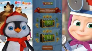 Маша и Медведь играют в доктора Игра для детей
